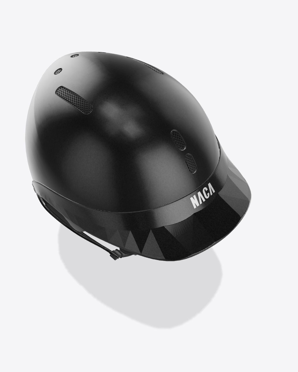 Casque Gravity XP, Noir Onyx, Mat (sans visière et mousse)  - NACA
