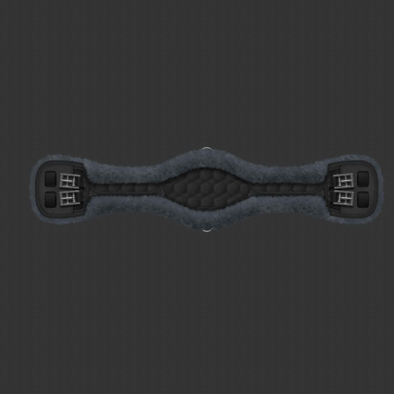Sangle Anatomic courte, base noir, à personnaliser - Mattes