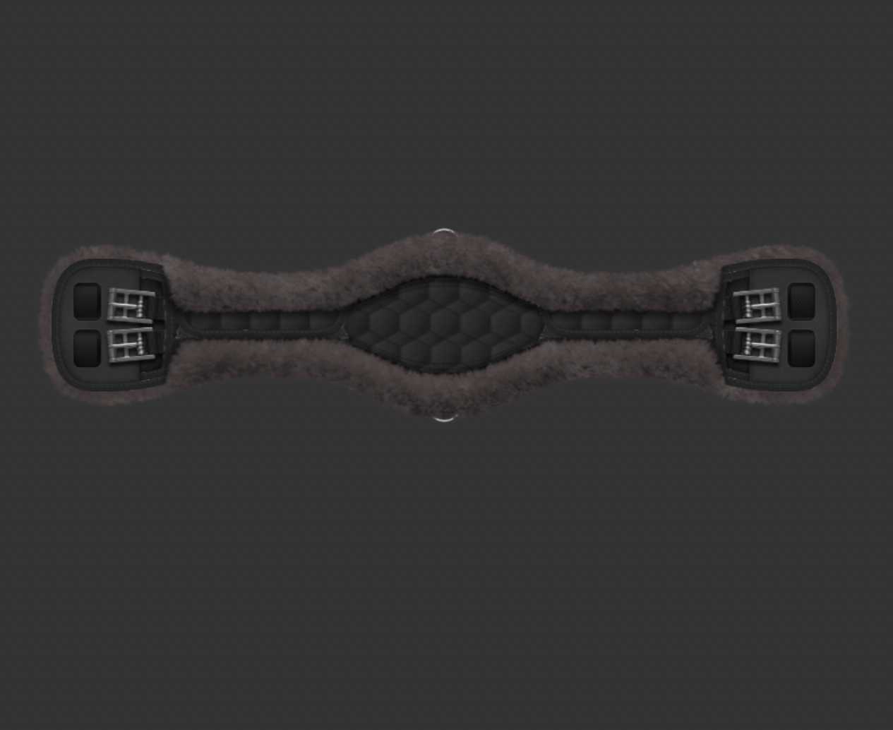 Sangle Anatomic courte, base noir, à personnaliser - Mattes