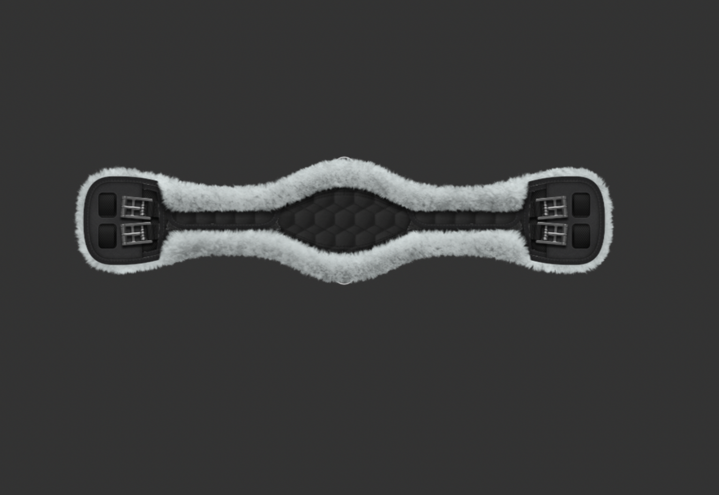 Sangle Anatomic courte, base noir, à personnaliser - Mattes