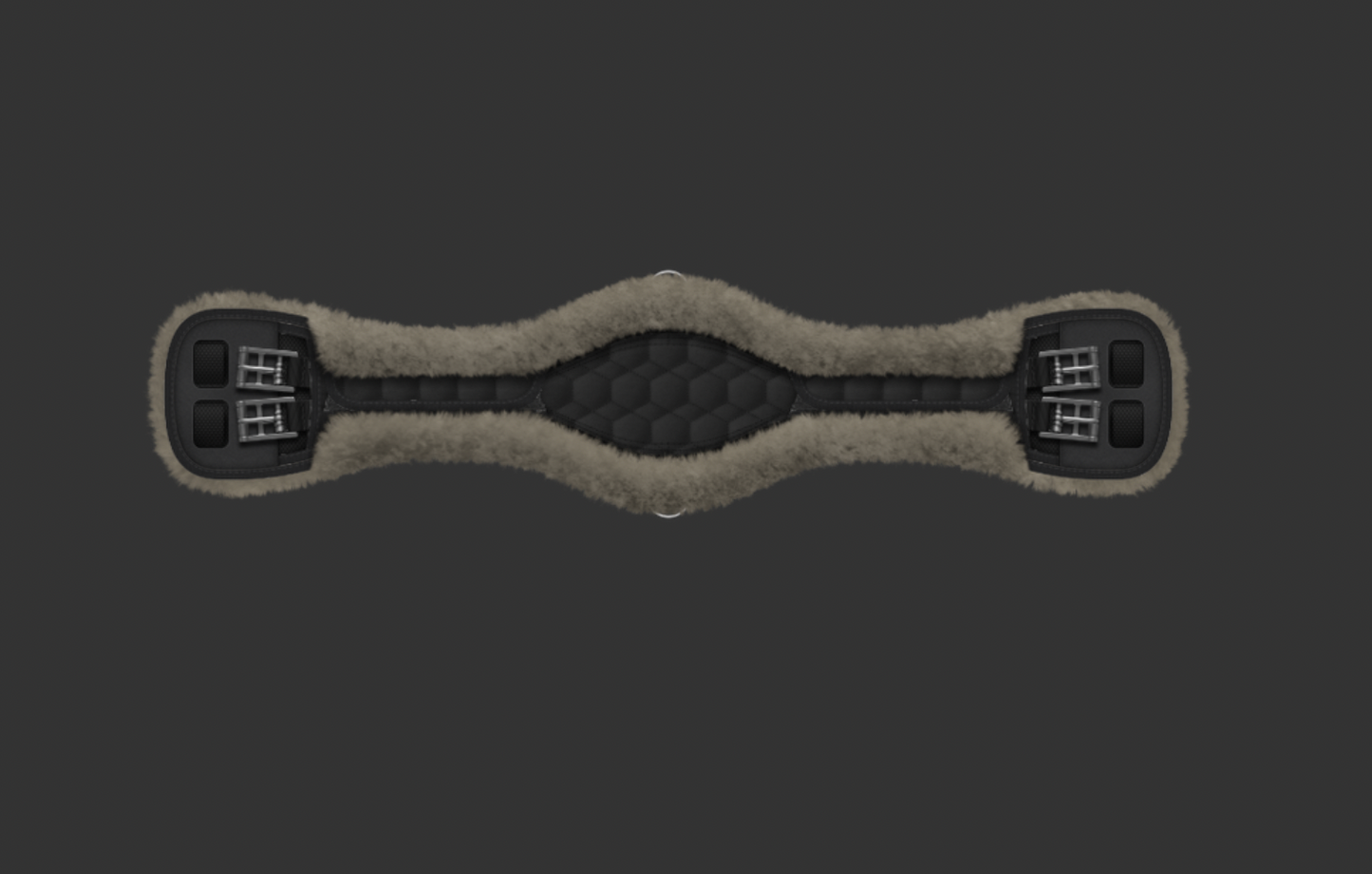 Sangle Anatomic courte, base noir, à personnaliser - Mattes