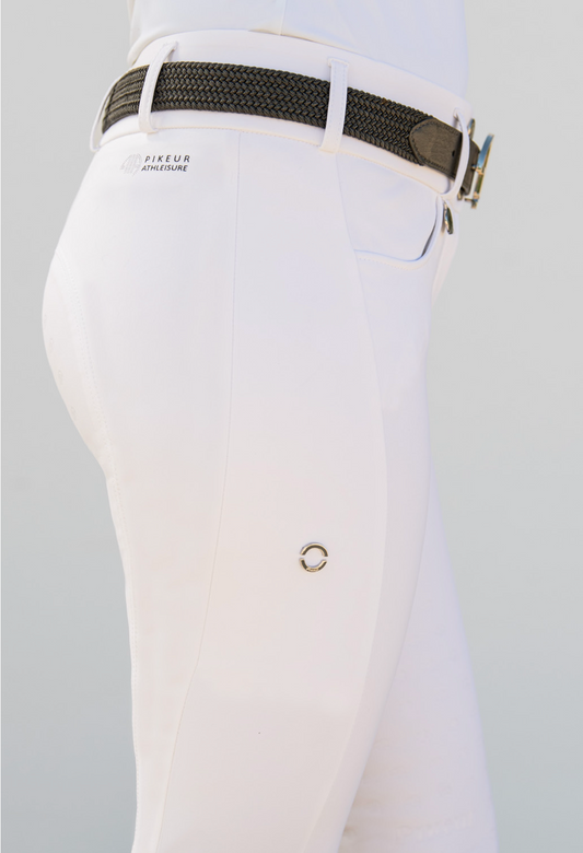 Pantalon Amia SD Midwaist, blanc, full grip - Pikeur SS 2024