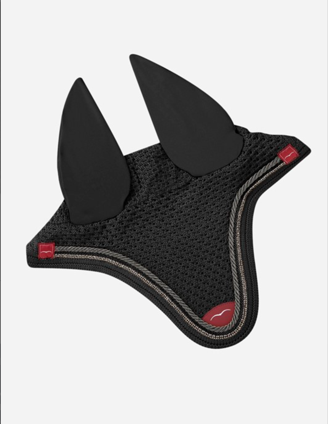 Bonnet Cilby coton à strass, noir - Animo