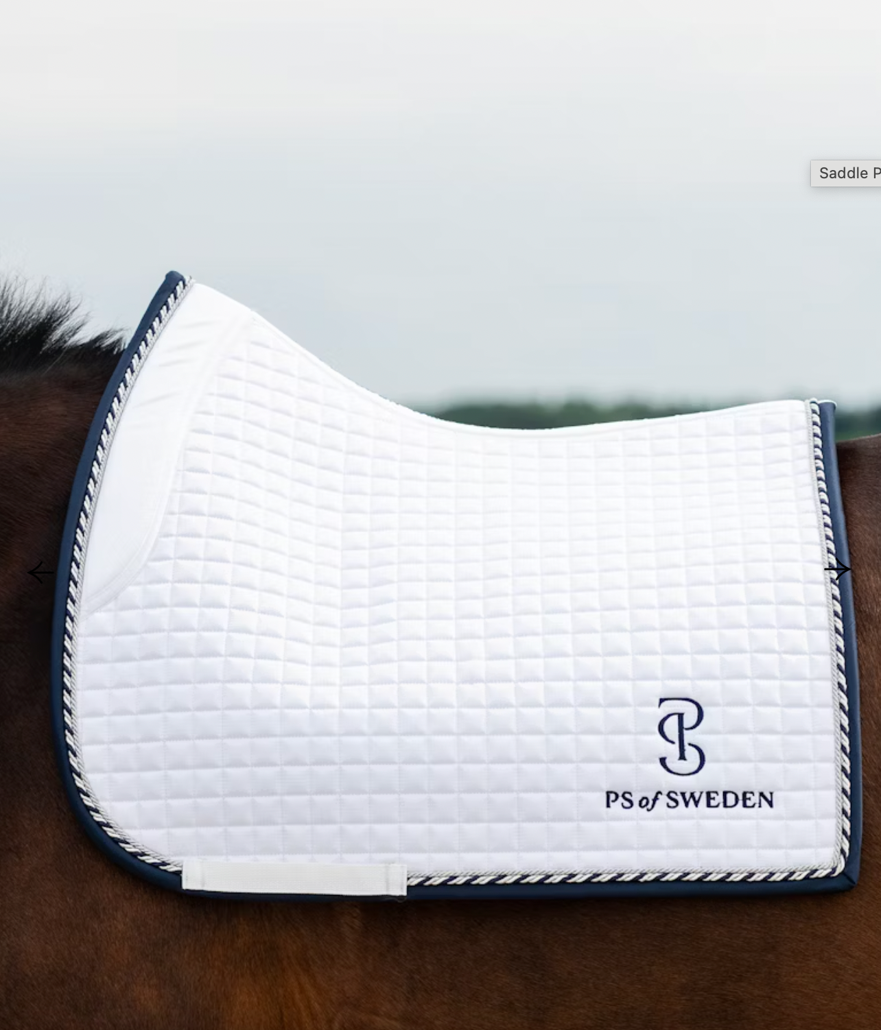 Tapis de dressage Competition pro, blanc - Ps of sweden