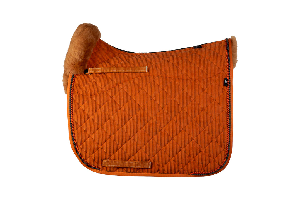 Tapis tissu velours côtelé nougat - Mattes KH25