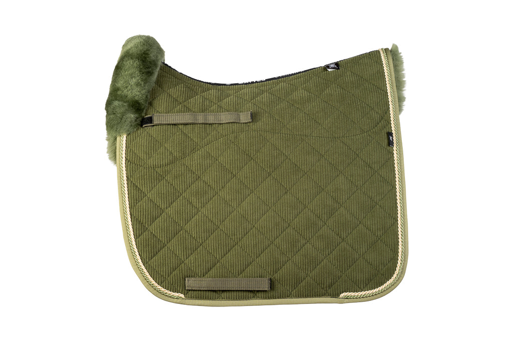 Tapis tissu velours côtelé Olive - Mattes KH25