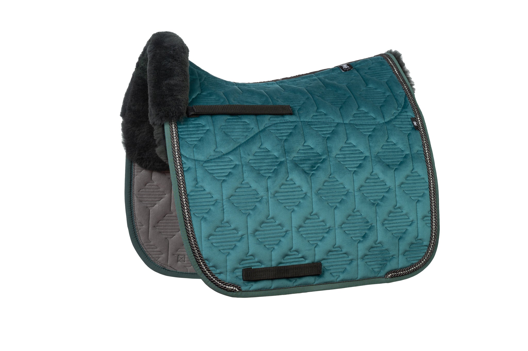 Tapis Crystal velours Petrole - Mattes 25