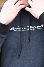 Sweat homme Evan, Nero Mélange - Animo