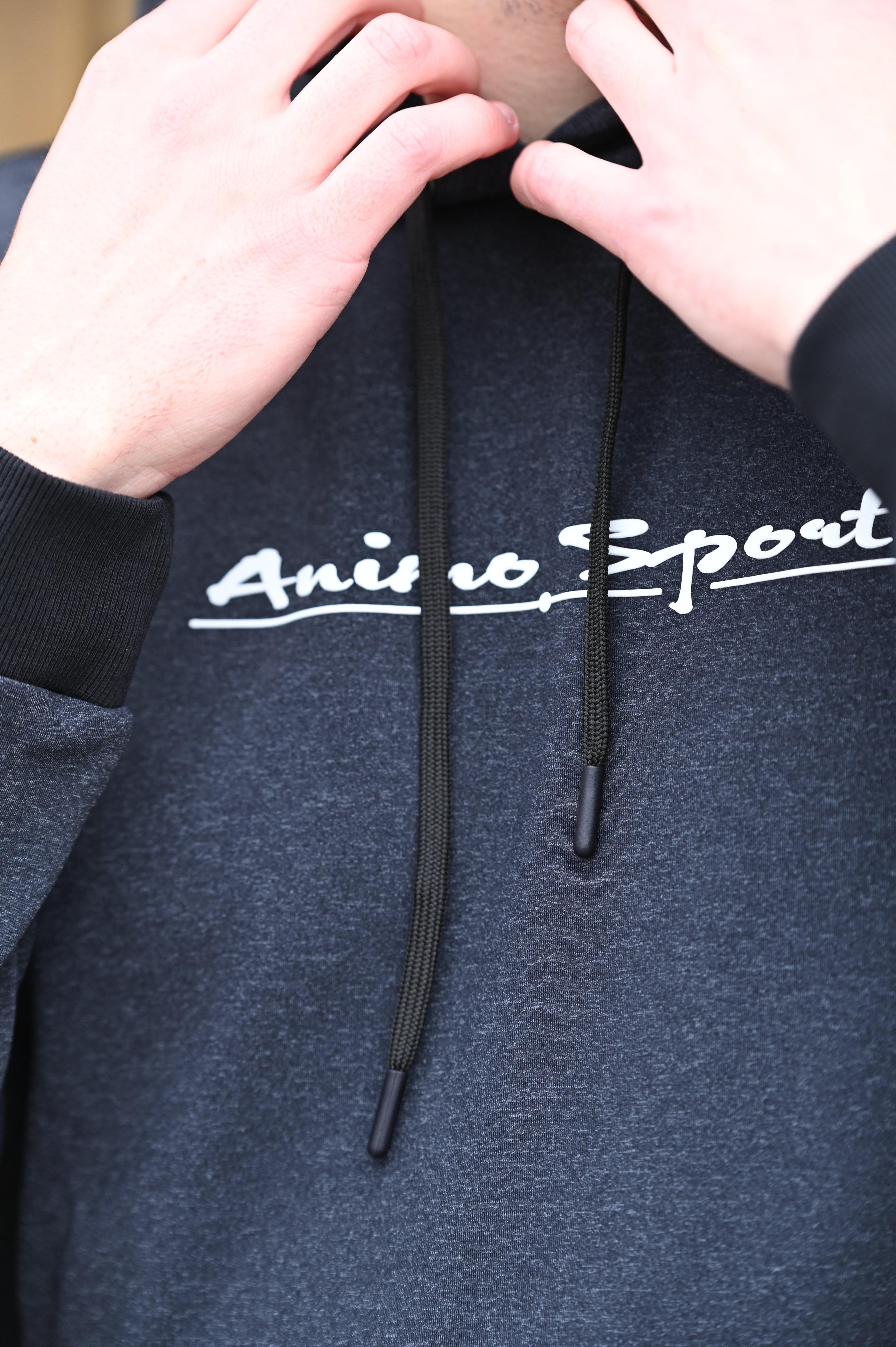 Sweat homme Evan, Nero Mélange - Animo