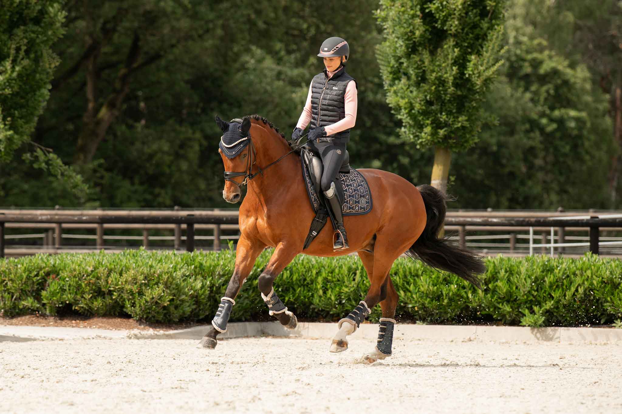 Tapis Glossy Heritage, navy - Eskadron Héritage