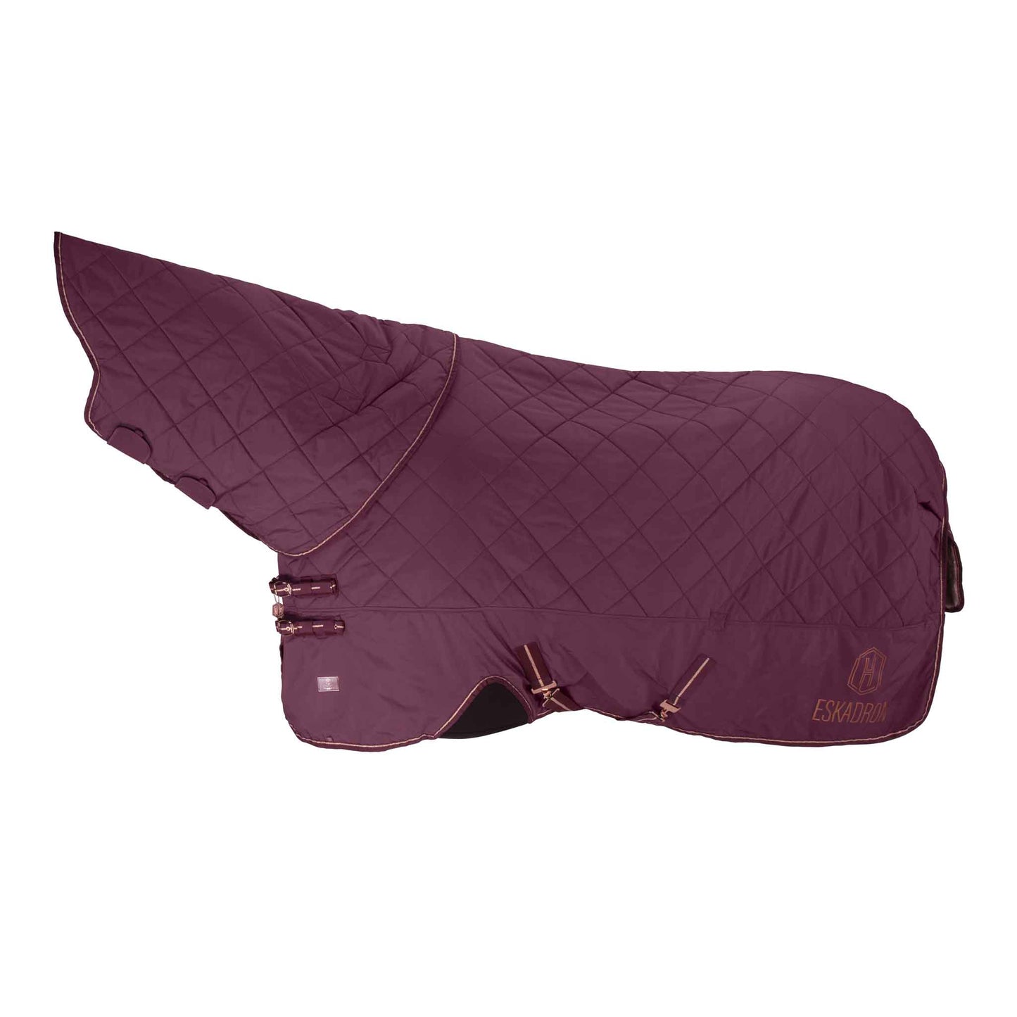Couverture de box Dura Fauxfur 80, cassis - Eskadron Héritage 23/24