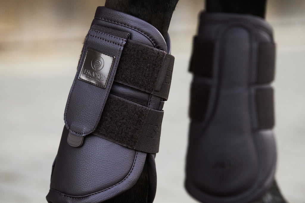 Guêtres Faux Leather, teak brown - Eskadron Platinum