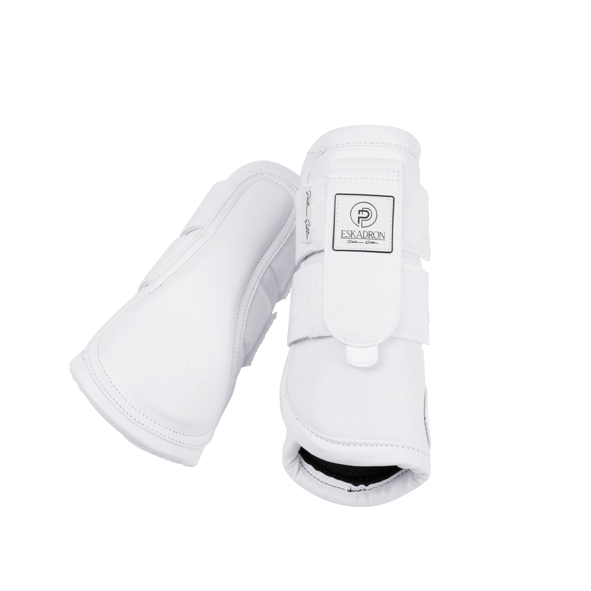 Guêtres Faux Leather, white - Eskadron Platinum