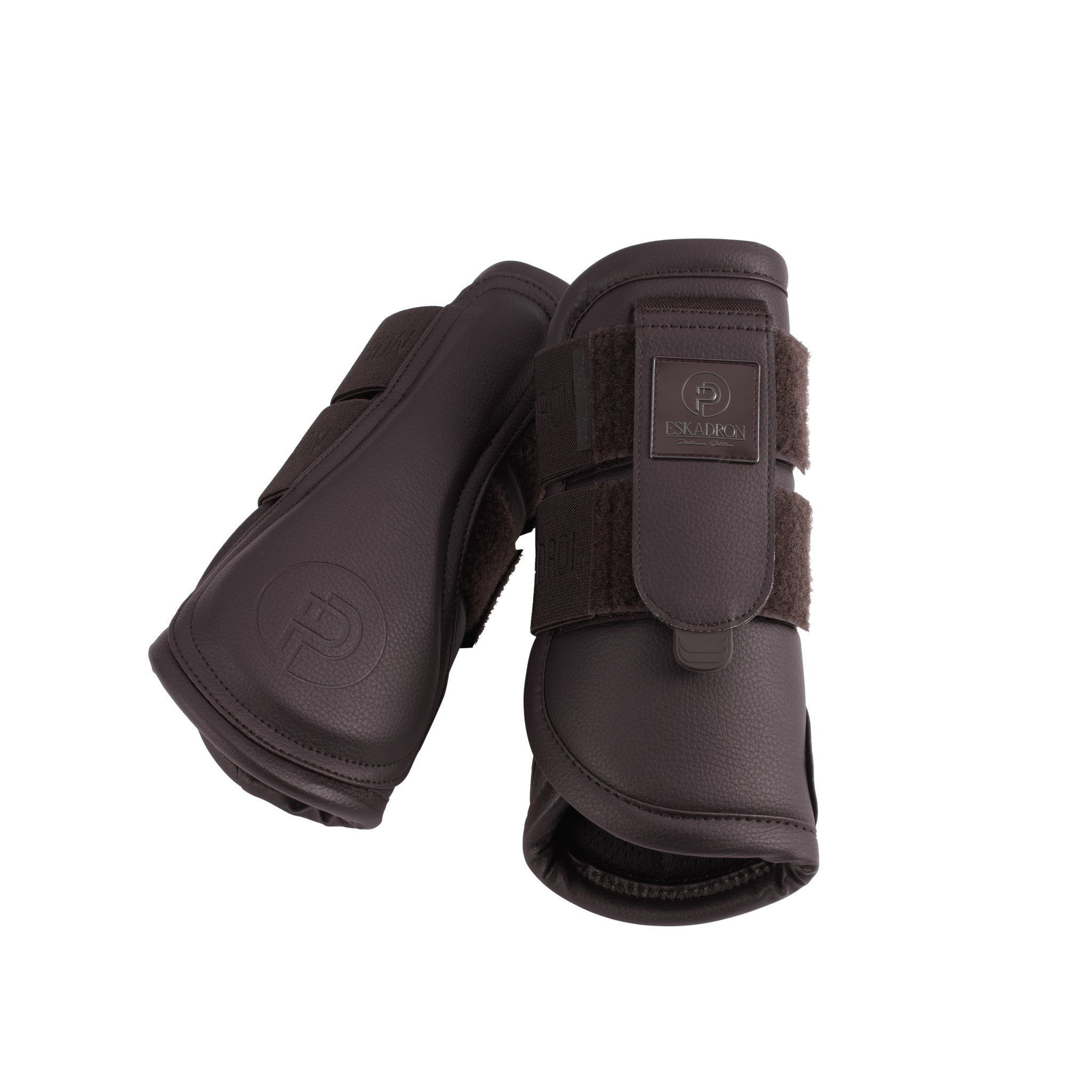 Guêtres Faux Leather, teak brown - Eskadron Platinum