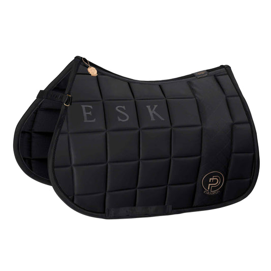 Tapis de selle Big Square, Black - Eskadron Platinum