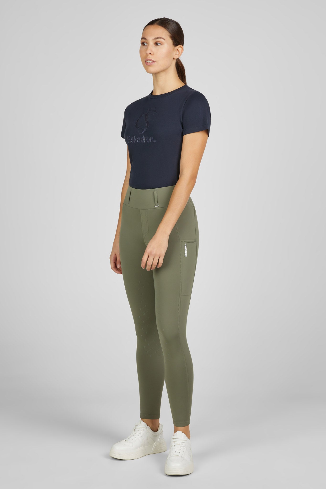 Legging, Dusty olive - Eskadron Classic Sports 25