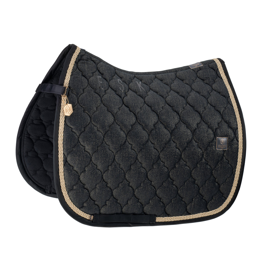 Eskadron Tapis Coton Glitter, black