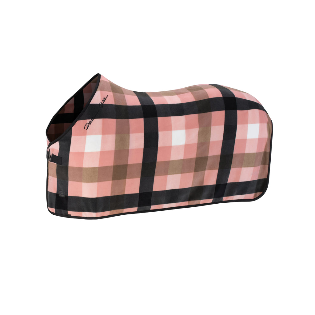Chemise sweat rug Fleece check, rose-smoky taupe - Eskadron platinum 25