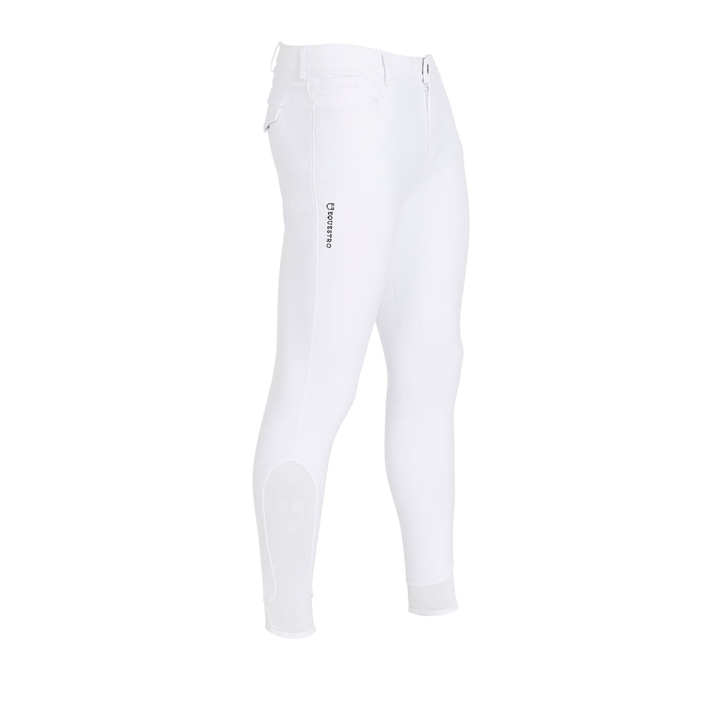 Pantalon hommes, genoux trop, blanc - Equestro