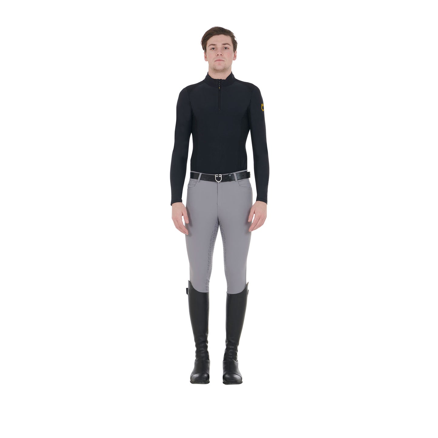 Pantalon hommes Aria full grip, Frost grey - Equestro