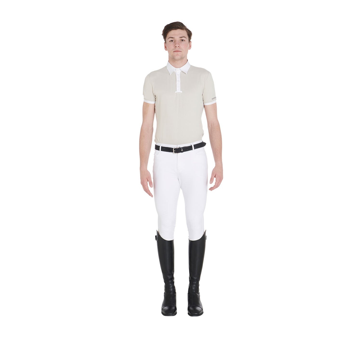 Pantalon hommes full grip, Blanc - Equestro