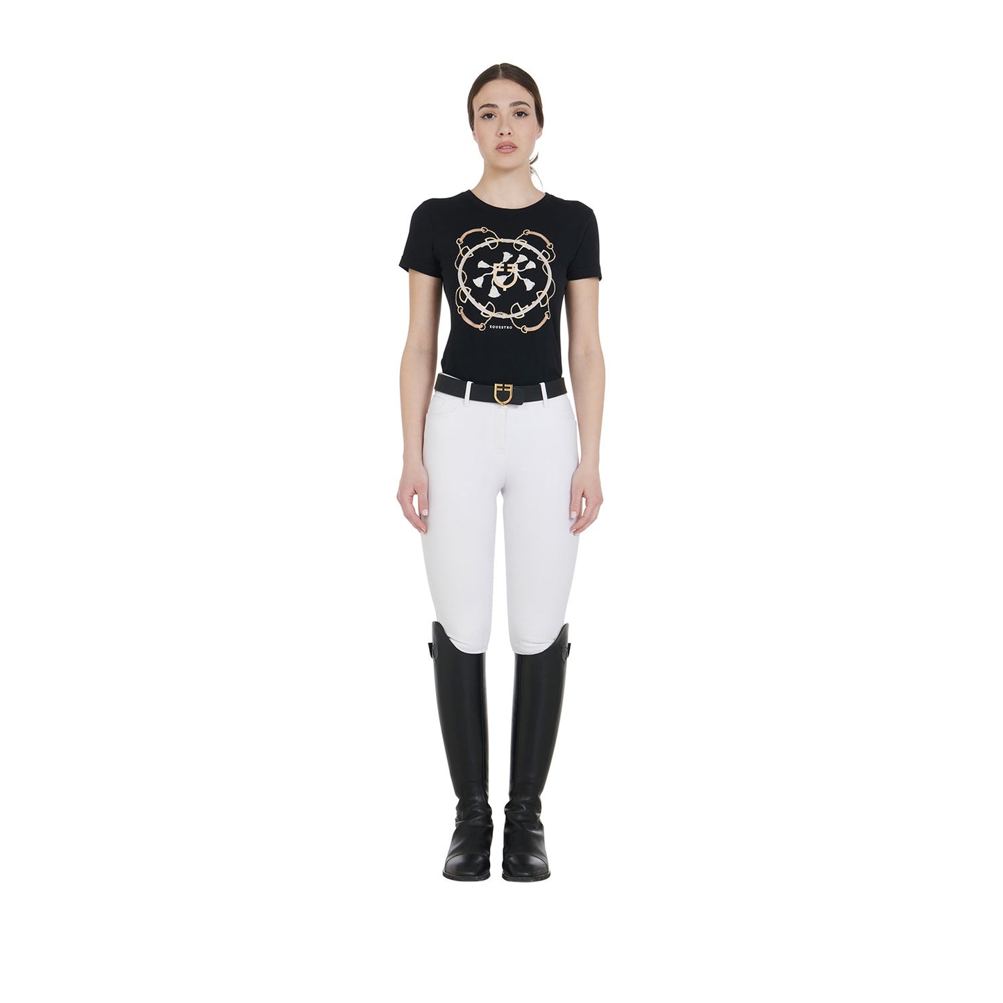 Pantalon Aria full grip, blanc - Equestro