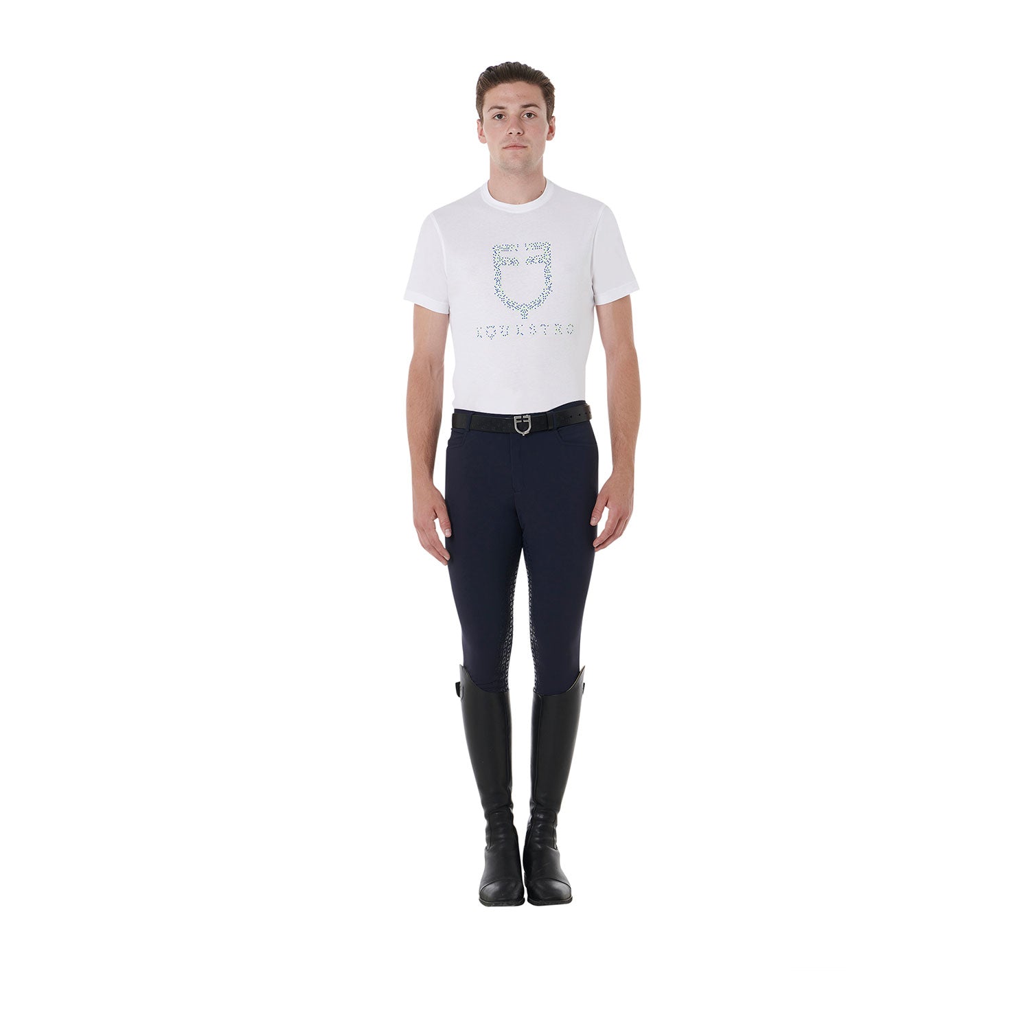 Pantalon Aria hommes full grip, Navy - Equestro