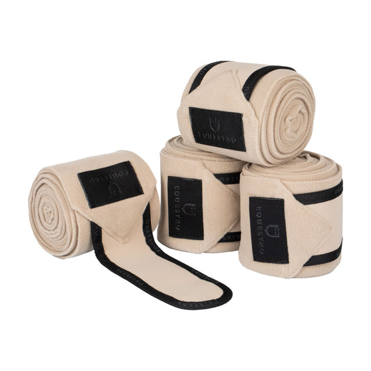 Bandes de polo, Sand / Black - Equestro