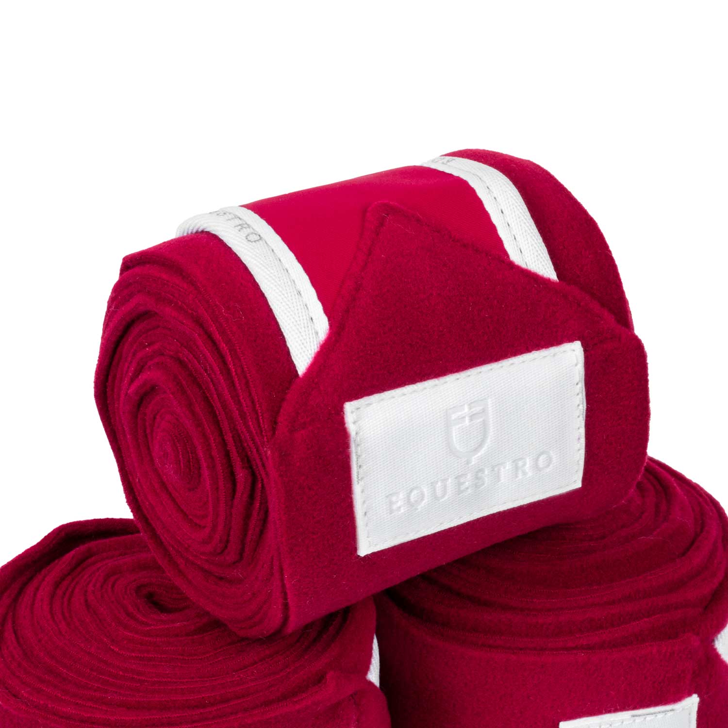 Bandes de polo, Wine / White - Equestro
