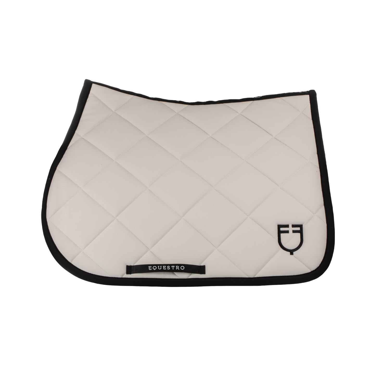 Tapis de selle Beige, édition black line - Equestro Spring / Summer 25