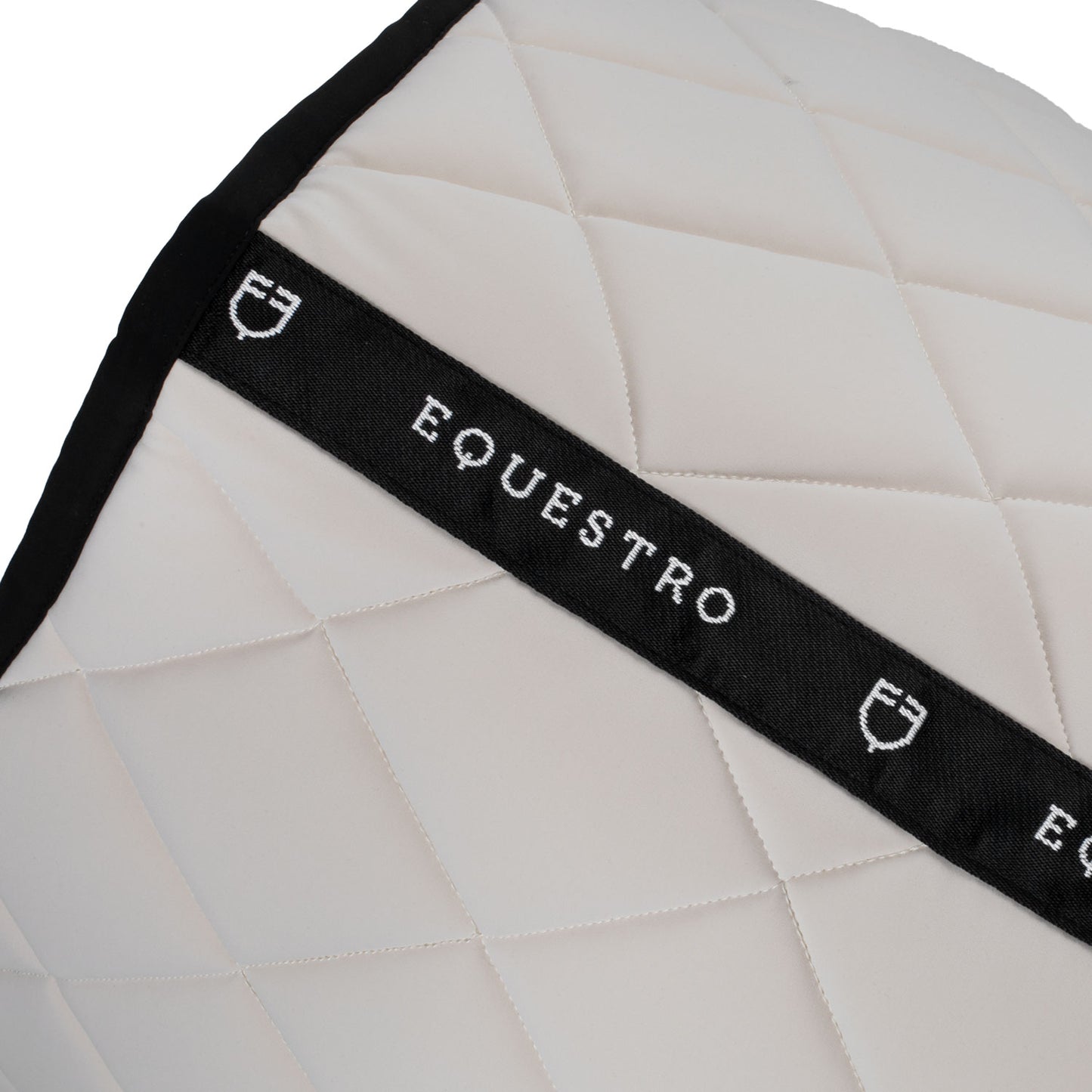 Tapis de selle Beige, édition black line - Equestro Spring / Summer 25