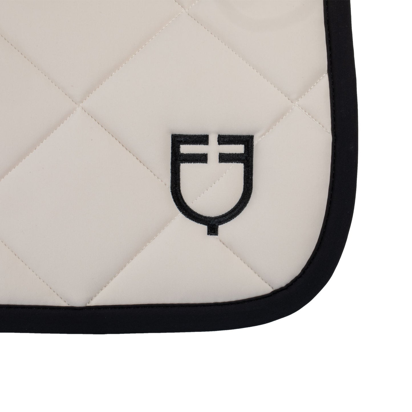 Tapis de selle Beige, édition black line - Equestro Spring / Summer 25