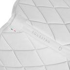 Tapis de selle de dressage blanc - Equestro Spring / Summer 25