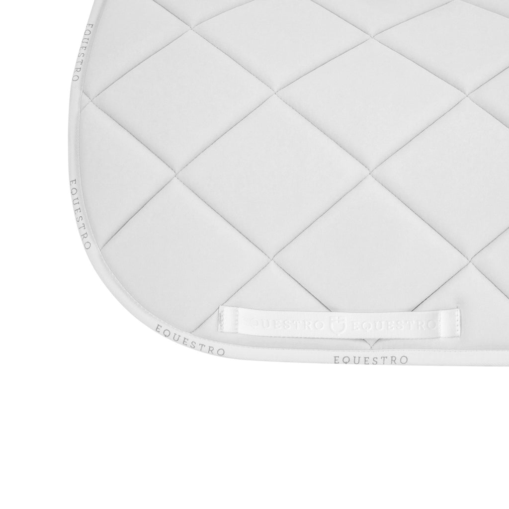 Tapis de selle de dressage blanc - Equestro Spring / Summer 25