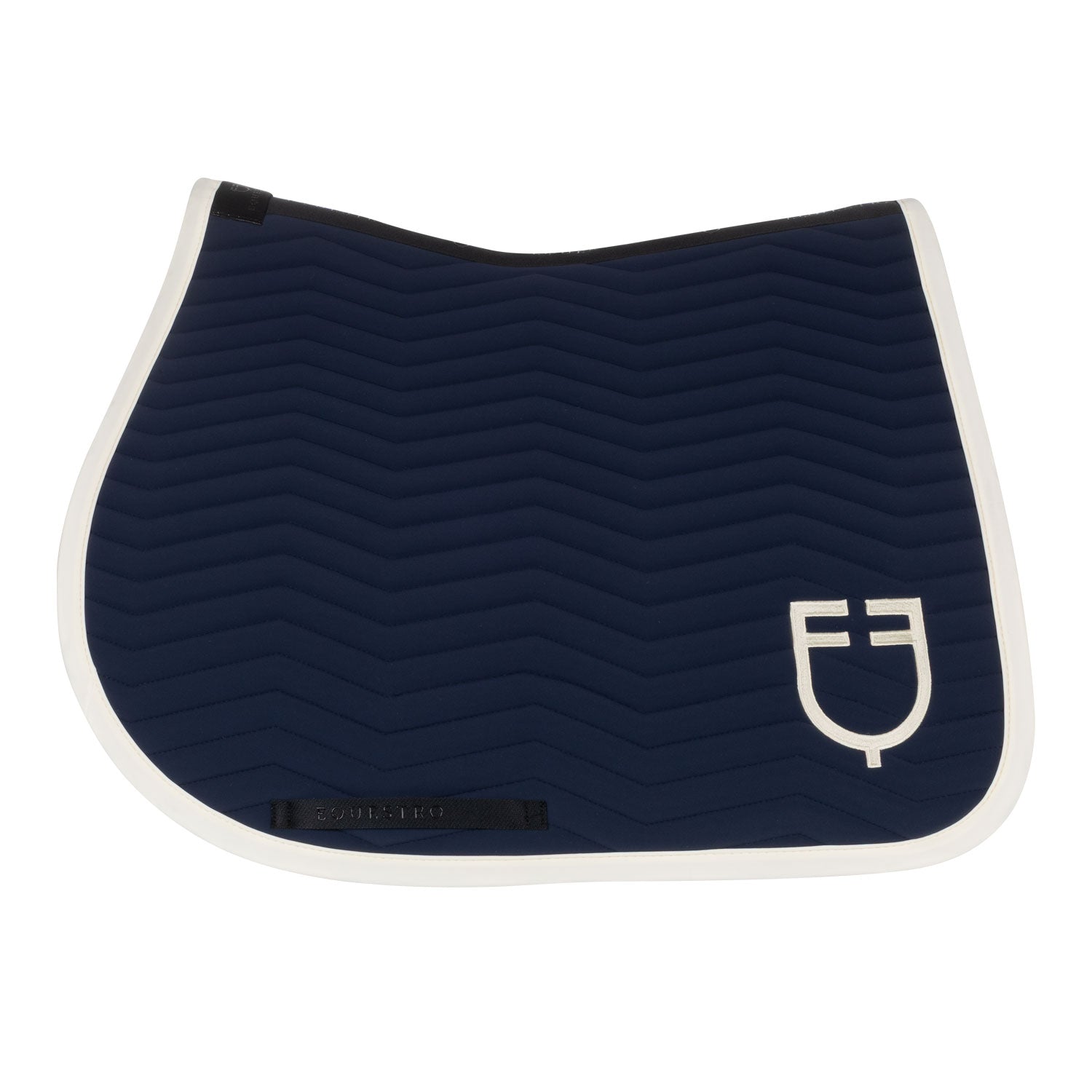 Tapis de selle Wave, Navy Blazer  - Equestro Spring / Summer 25