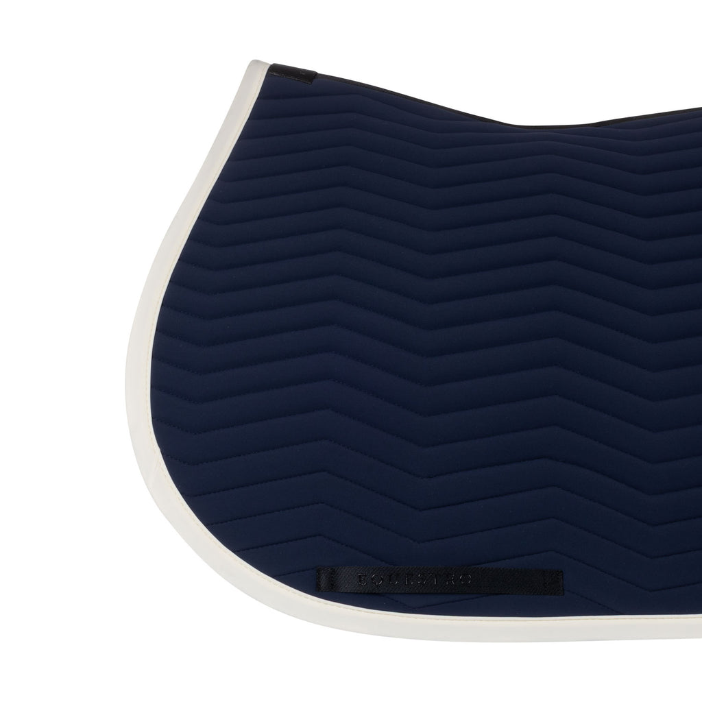 Tapis de selle Wave, Navy Blazer  - Equestro Spring / Summer 25