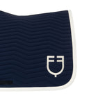 Tapis de selle Wave, Navy Blazer  - Equestro Spring / Summer 25