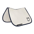 Tapis de dressage Wave,Antique white / Navy  - Equestro Spring / Summer 25