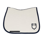 Tapis de dressage Wave,Antique white / Navy  - Equestro Spring / Summer 25