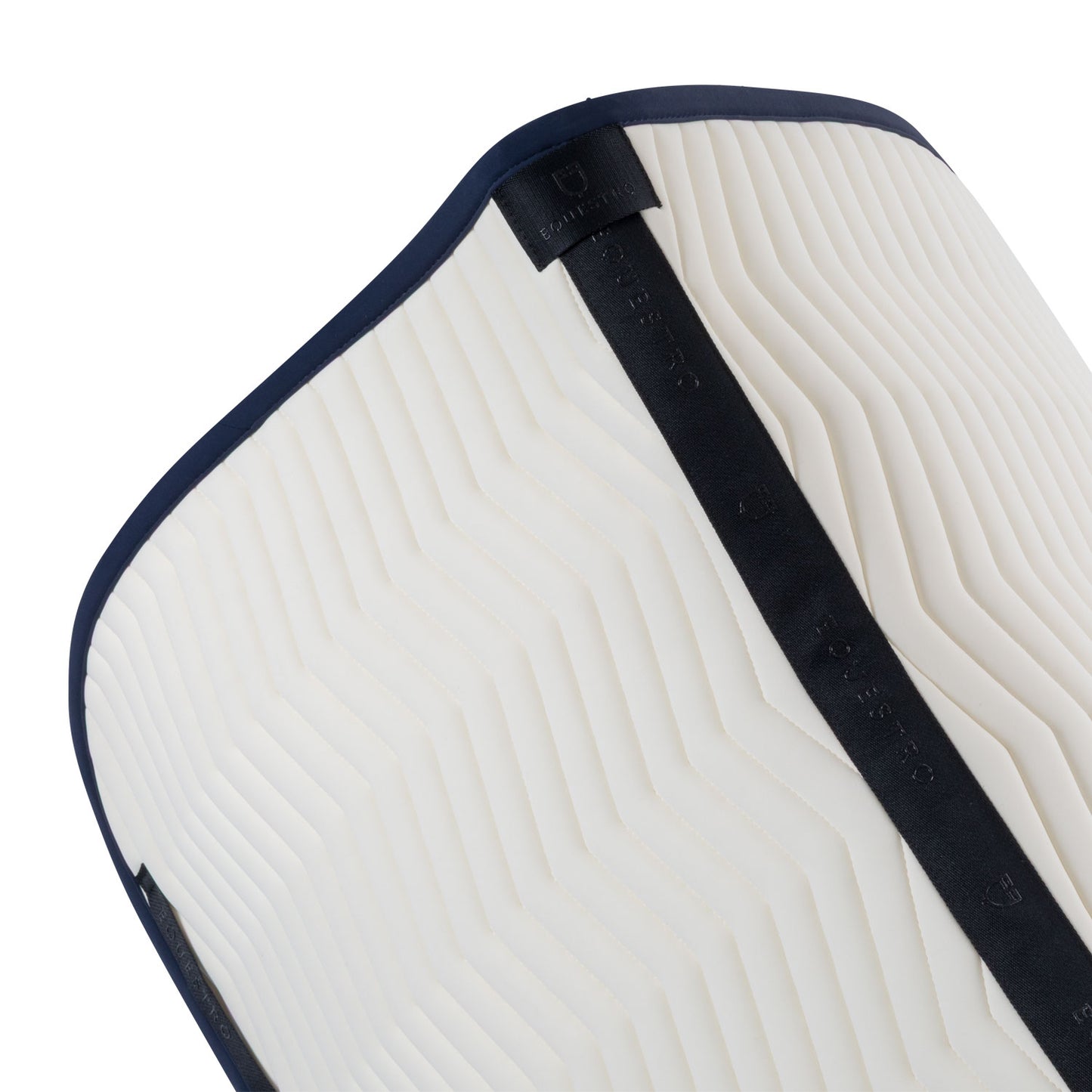 Tapis de dressage Wave,Antique white / Navy  - Equestro Spring / Summer 25