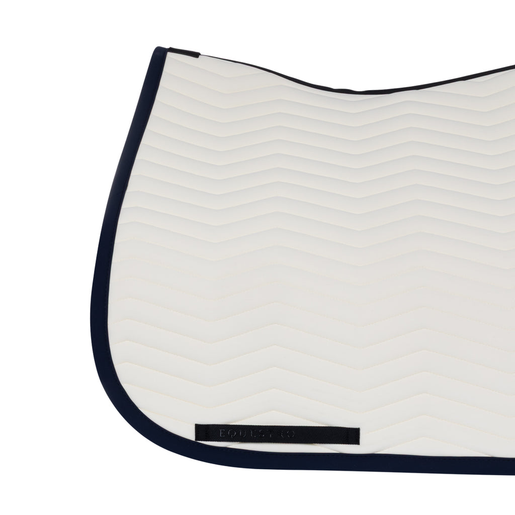 Tapis de dressage Wave,Antique white / Navy  - Equestro Spring / Summer 25