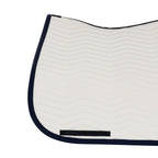 Tapis de dressage Wave,Antique white / Navy  - Equestro Spring / Summer 25