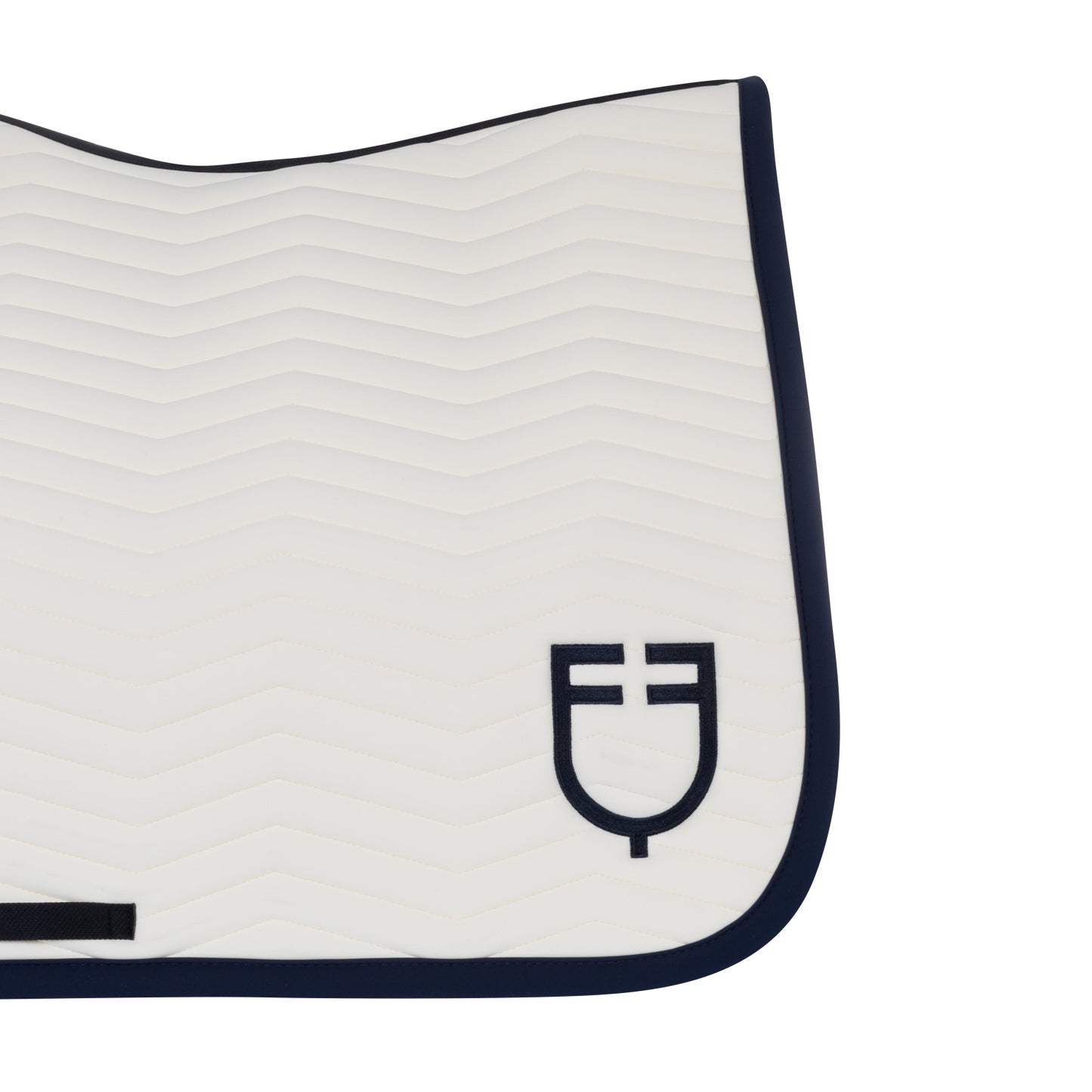 Tapis de dressage Wave,Antique white / Navy  - Equestro Spring / Summer 25