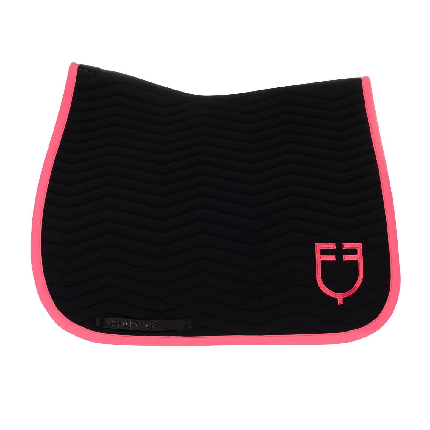 Tapis de dressage Wave, Black / Honey suckle  - Equestro Spring / Summer 25