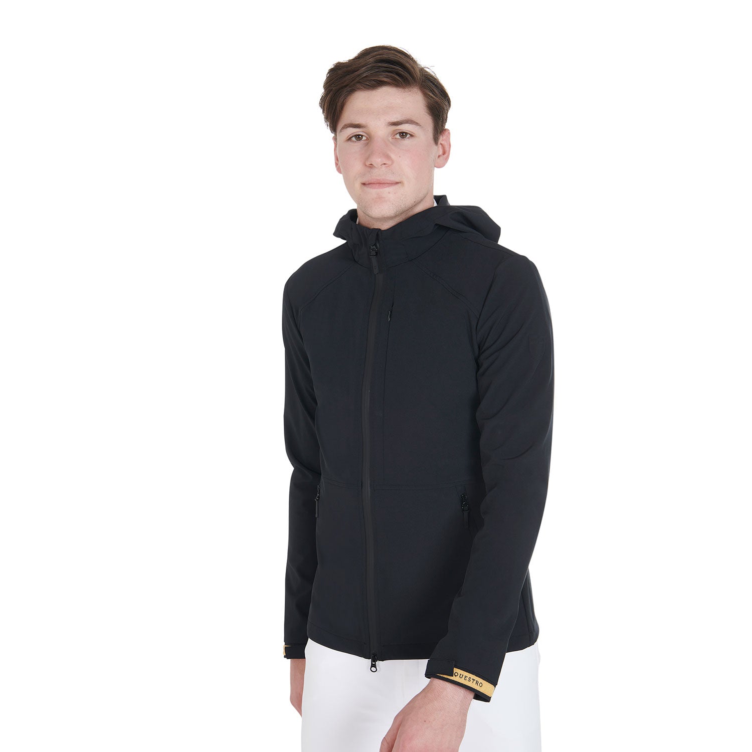 Veste homme technique, black - Equestro Spring / Summer 25