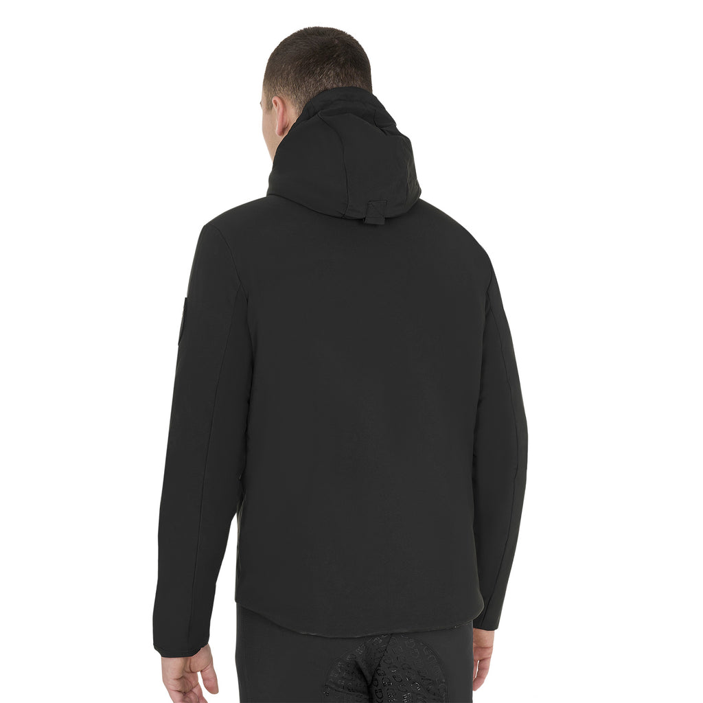 Veste imperméable et coupe-vent pour homme, noir - Equestro