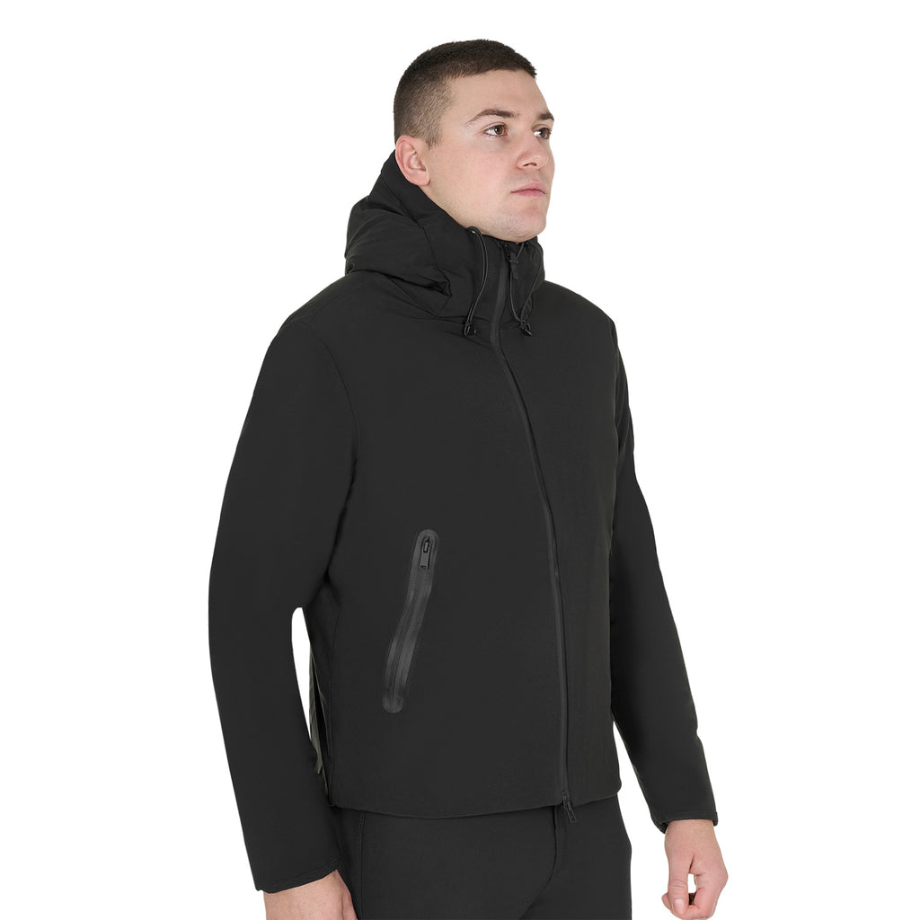 Veste imperméable et coupe-vent pour homme, noir - Equestro