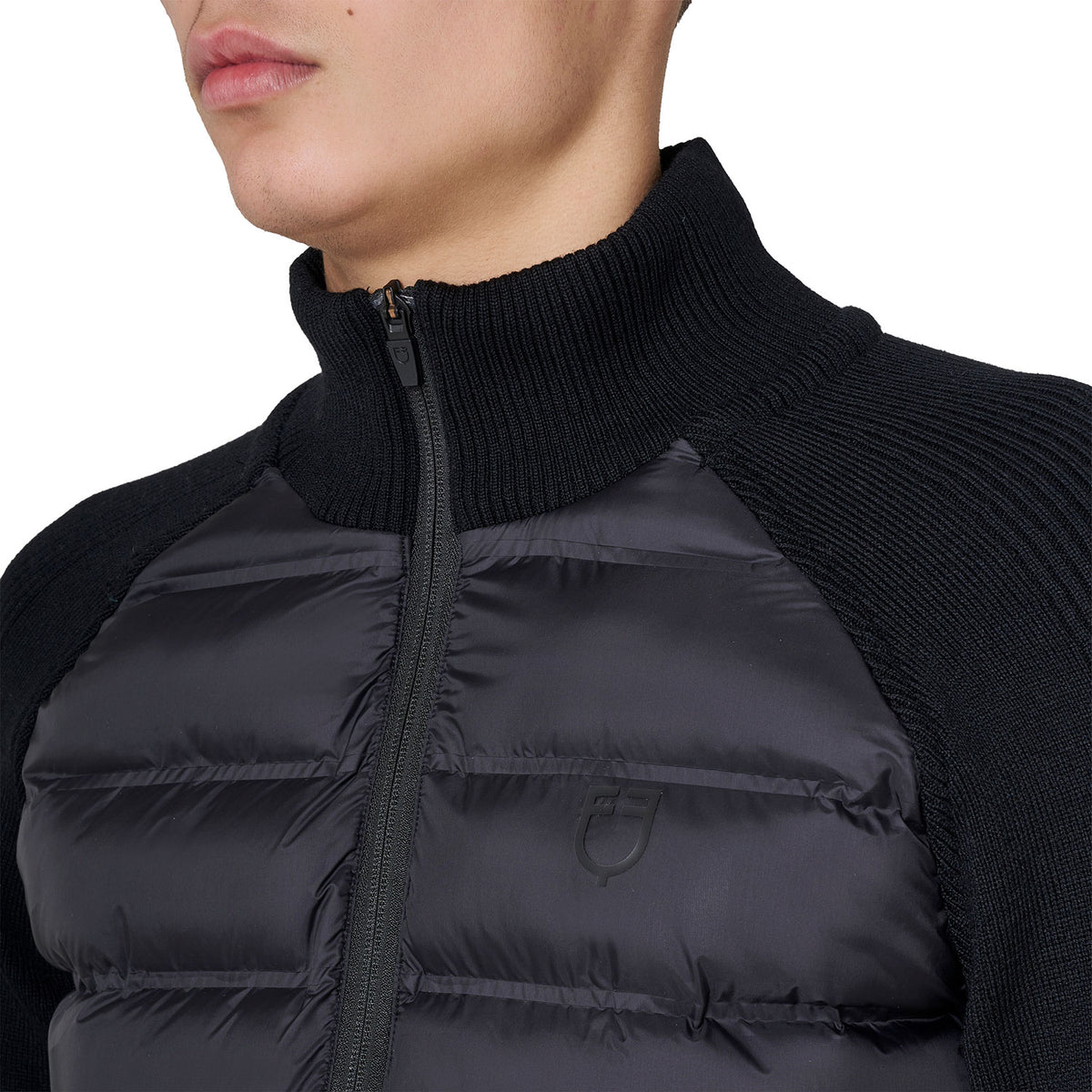 Equestro Veste hybride en maille homme AW26