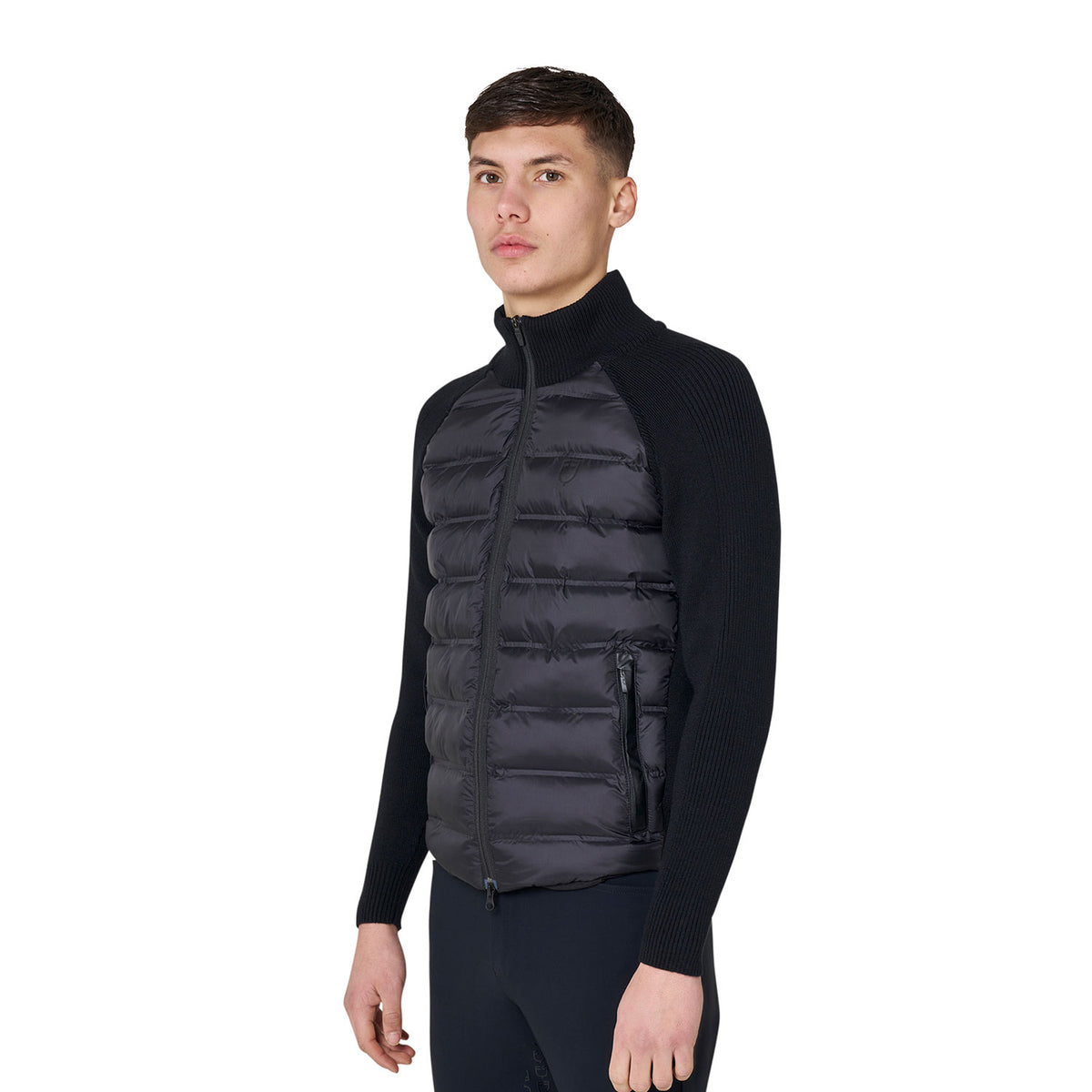 Equestro Veste hybride en maille homme AW26