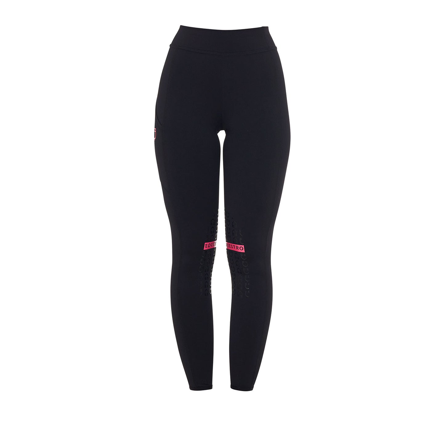Legging slim fit, Black/ Honey - Equestro Spring / Summer 25